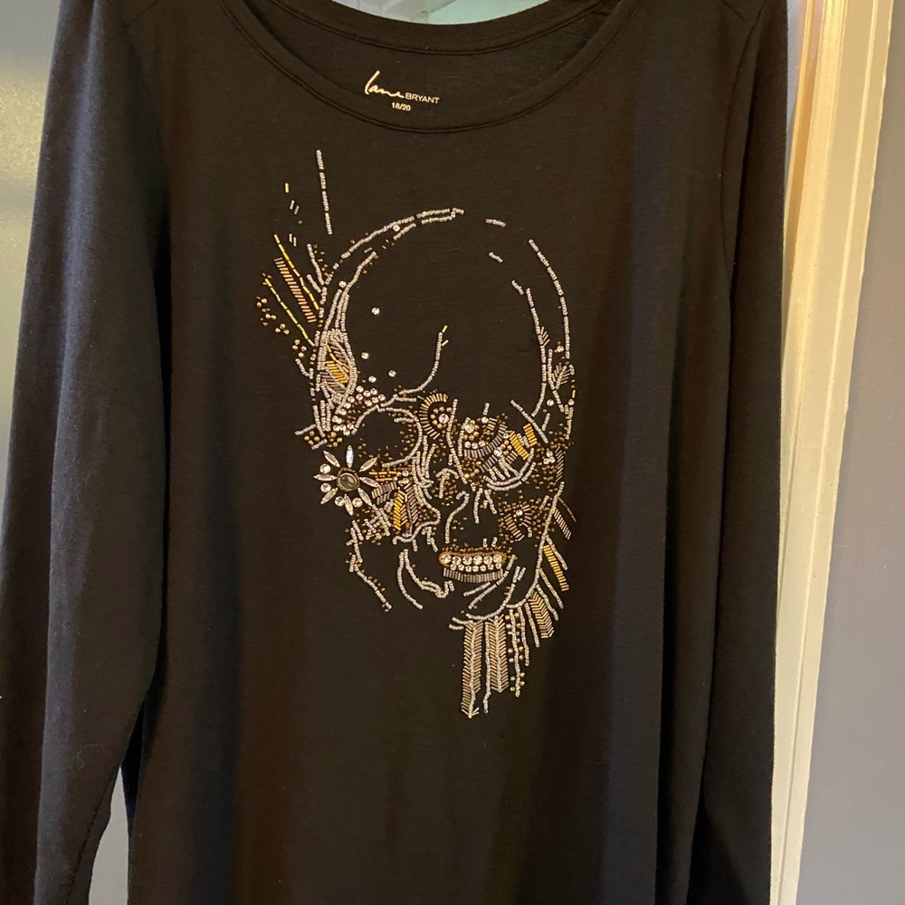 Gently used, sequin design top